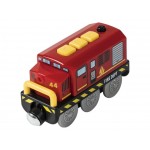 Locomotiva cu baterie Diesel electrica de Pompieri - Fire Dept cu sunete si lumini